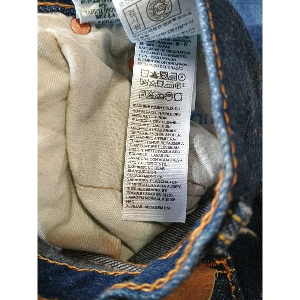 NWT Levi's 501 Original Stretch‎ Button Fly Big & Tall 48